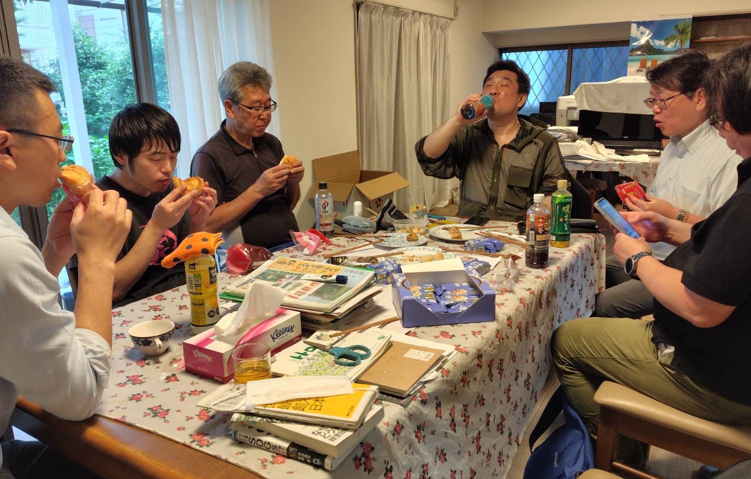 作業後の休息